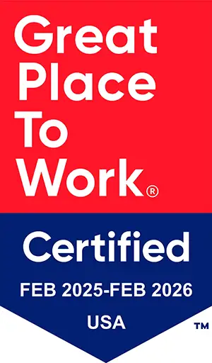 Great Place To Work - Certified FEB 2025-FEB 2026 USA